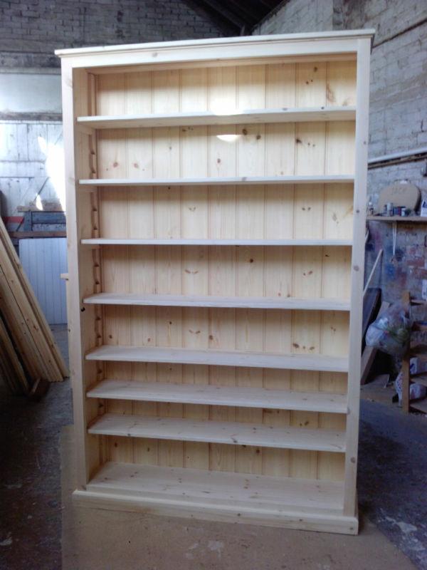 Massivholz Bücherregal DIY