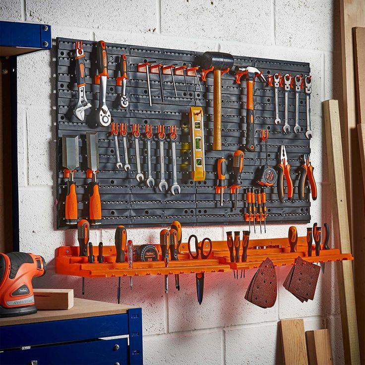 Werkstattwand Haken Halterungen
