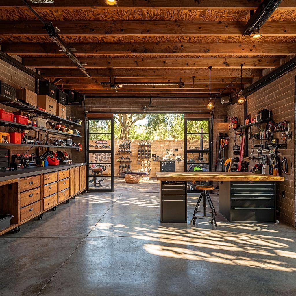 Industrielle Werkstatt Garage Design
