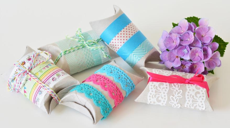 Upcycling Geschenk aus alten Materialien