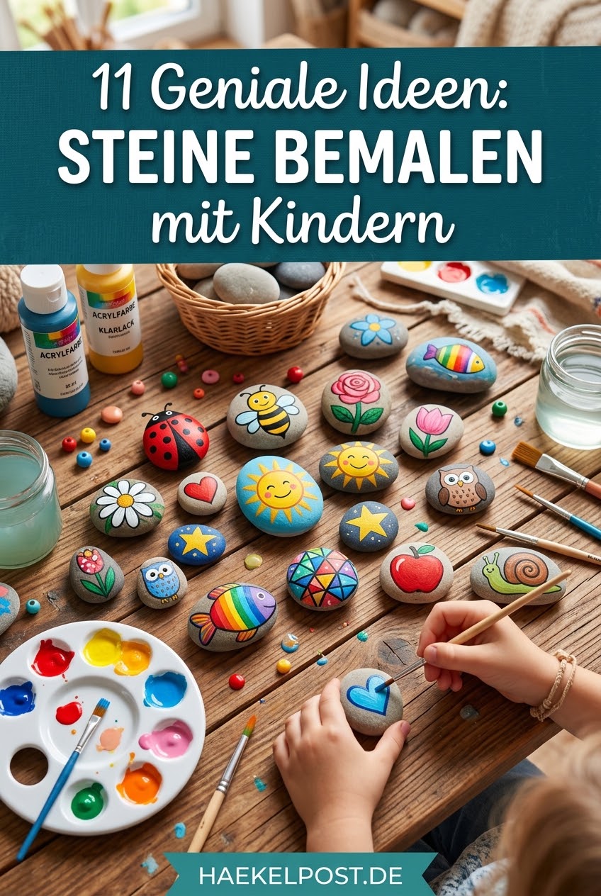11 Geniale Ideen: Steine Bemalen mit Kindern