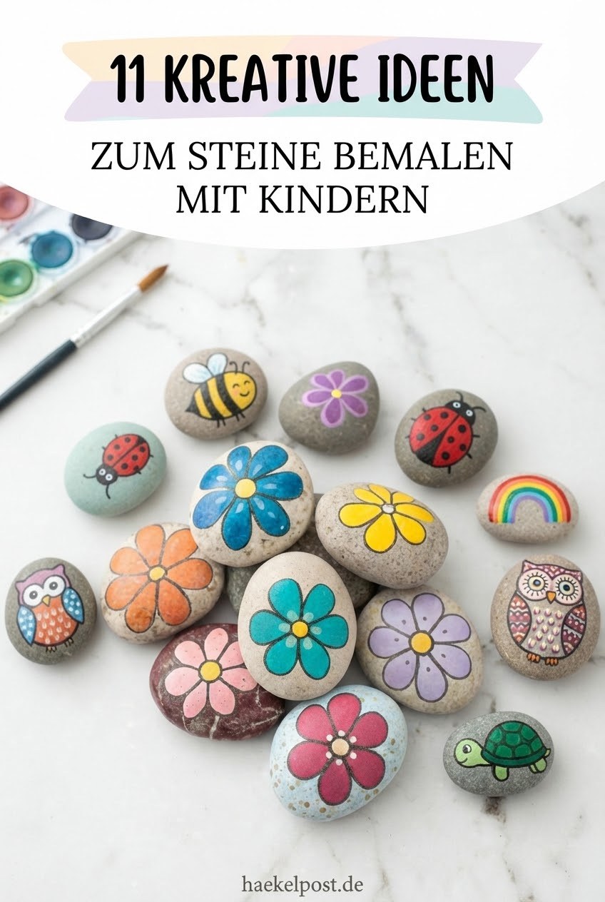 11 kreative Ideen zum Steine bemalen mit Kindern