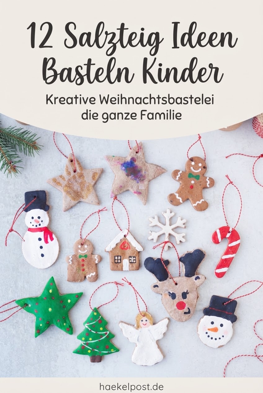 12 Salzteig Ideen Basteln Kinder
