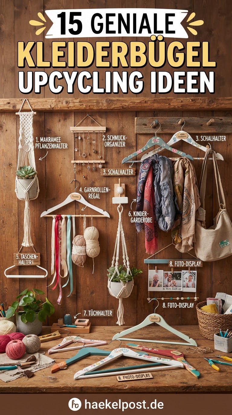 15 geniale Kleiderbügel Upcycling Ideen