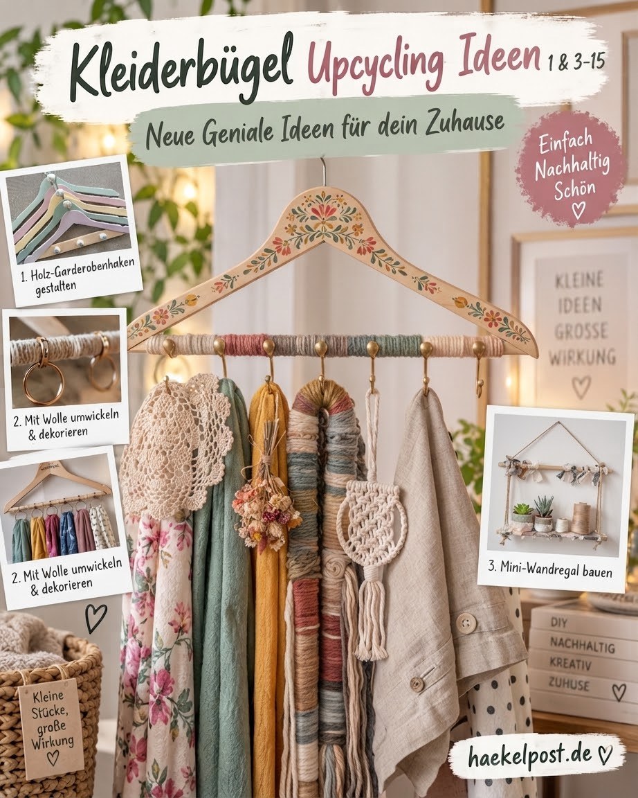 15 Geniale Kleiderbügel Upcycling Ideen für dein Zuhause