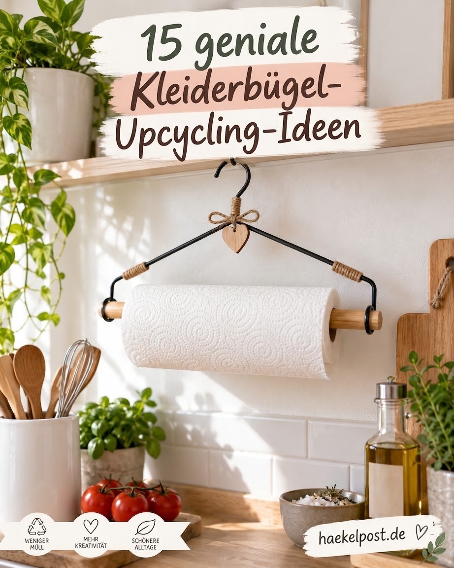 15 geniale Kleiderbügel-Upcycling-Ideen