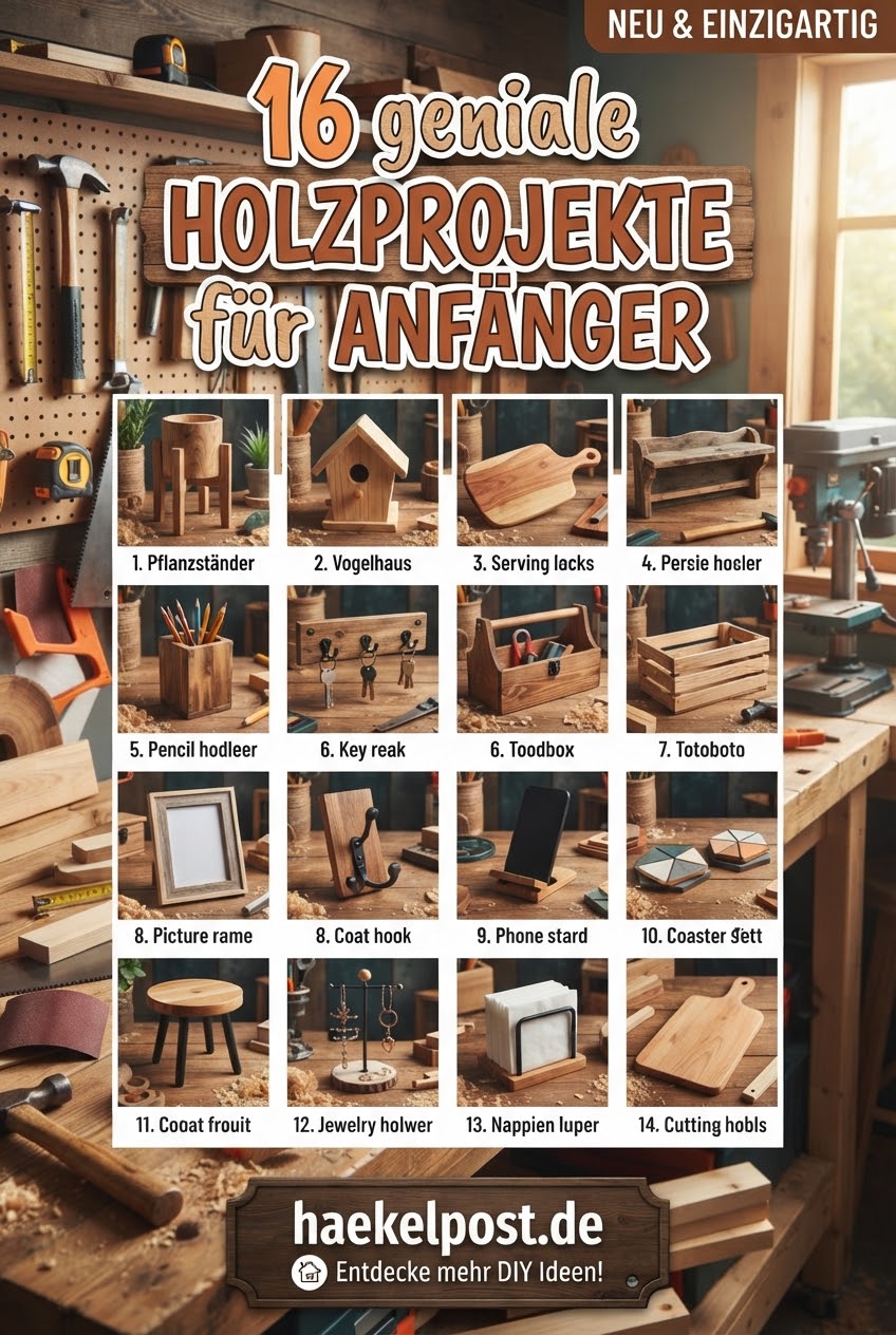 16 geniale Holzprojekte für Anfänger