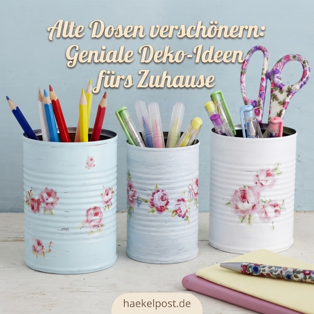 Alte Dosen verschönern: Geniale Deko-Ideen fürs Zuhause