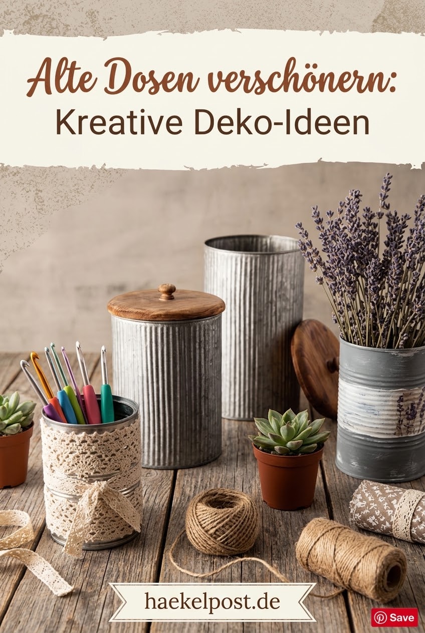 Alte Dosen verschönern: Kreative Deko-Ideen