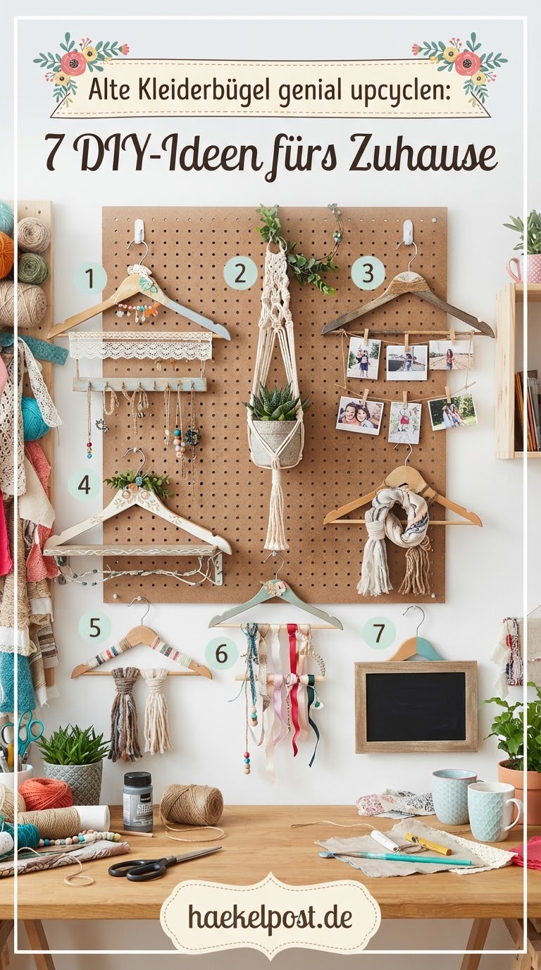 Alte Kleiderbügel genial upcyclen: 7 DIY-Ideen fürs Zuhause
