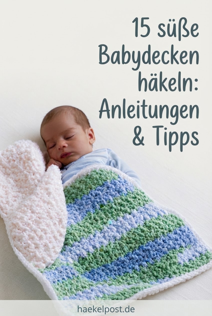15 süße Babydecken häkeln: Anleitungen & Tipps