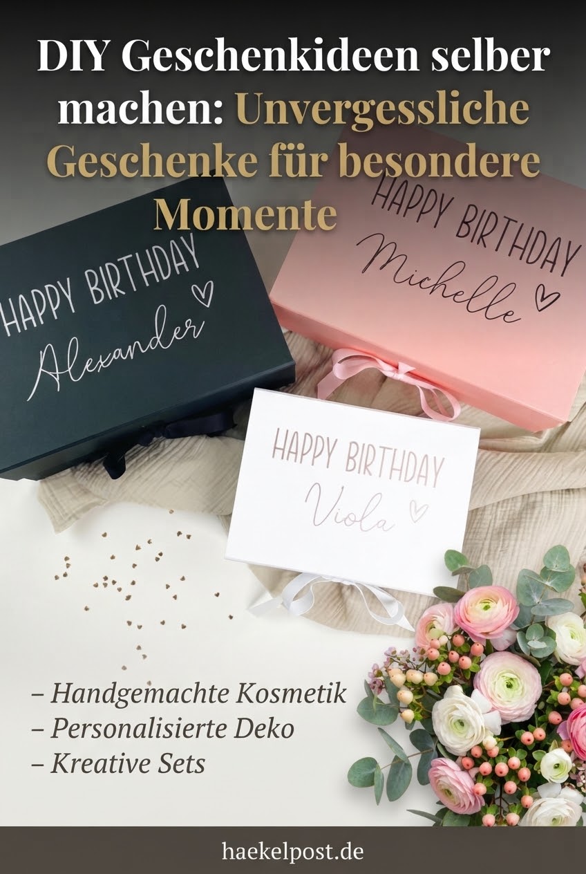 DIY Geschenkideen selber machen: Unvergessliche Geschenke für besondere Momente