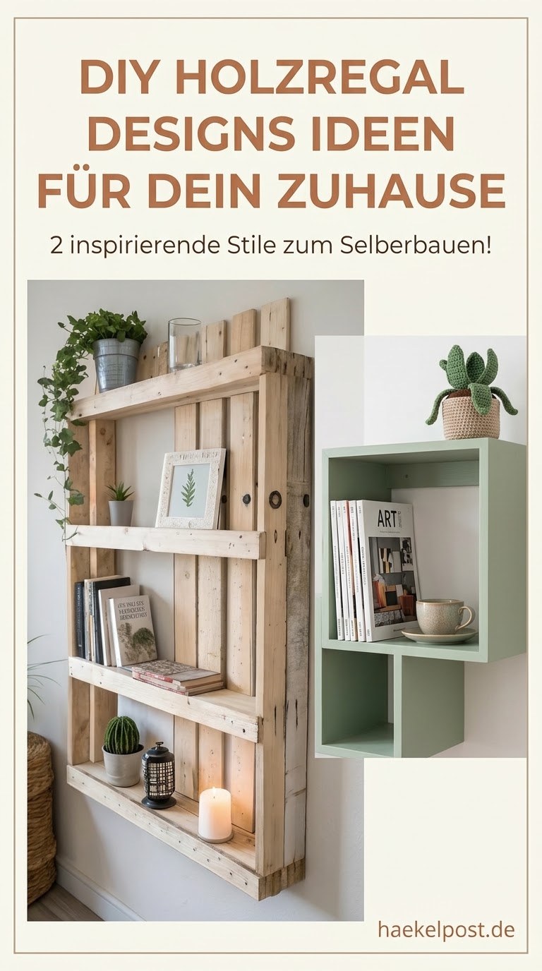 DIY Holzregal Designs Ideen für dein Zuhause