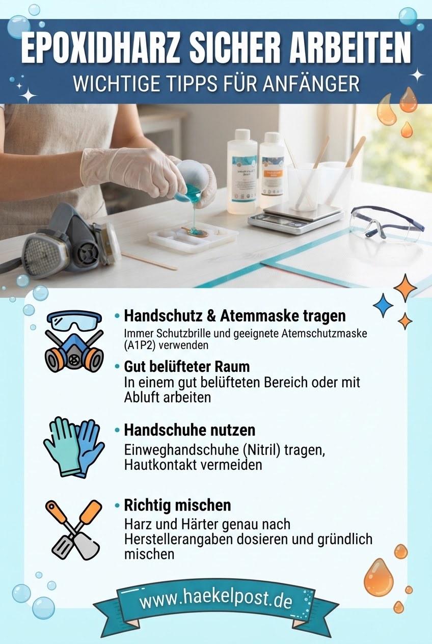 Epoxidharz sicher arbeiten: Wichtige Tipps für Anfänger