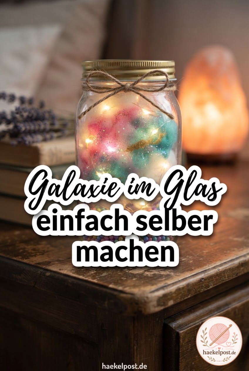 Galaxie im Glas einfach selber machen