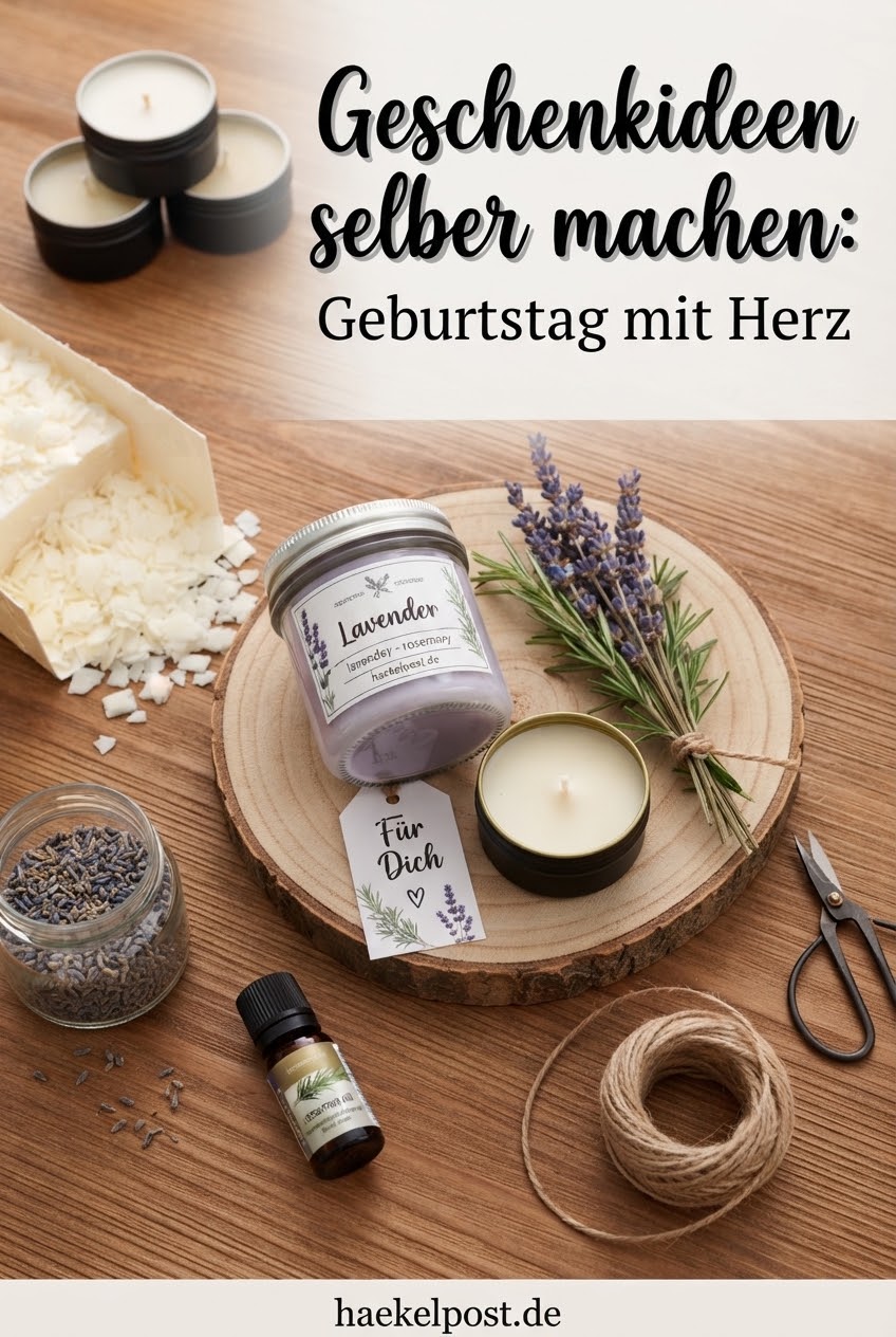 Geschenkideen selber machen: Geburtstag mit Herz
