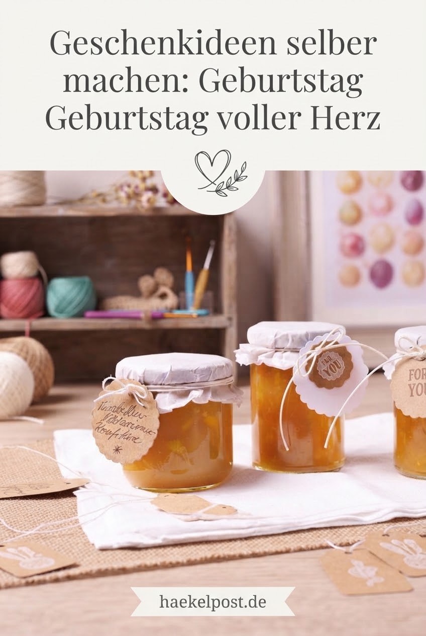Geschenkideen selber machen: Geburtstag voller Herz