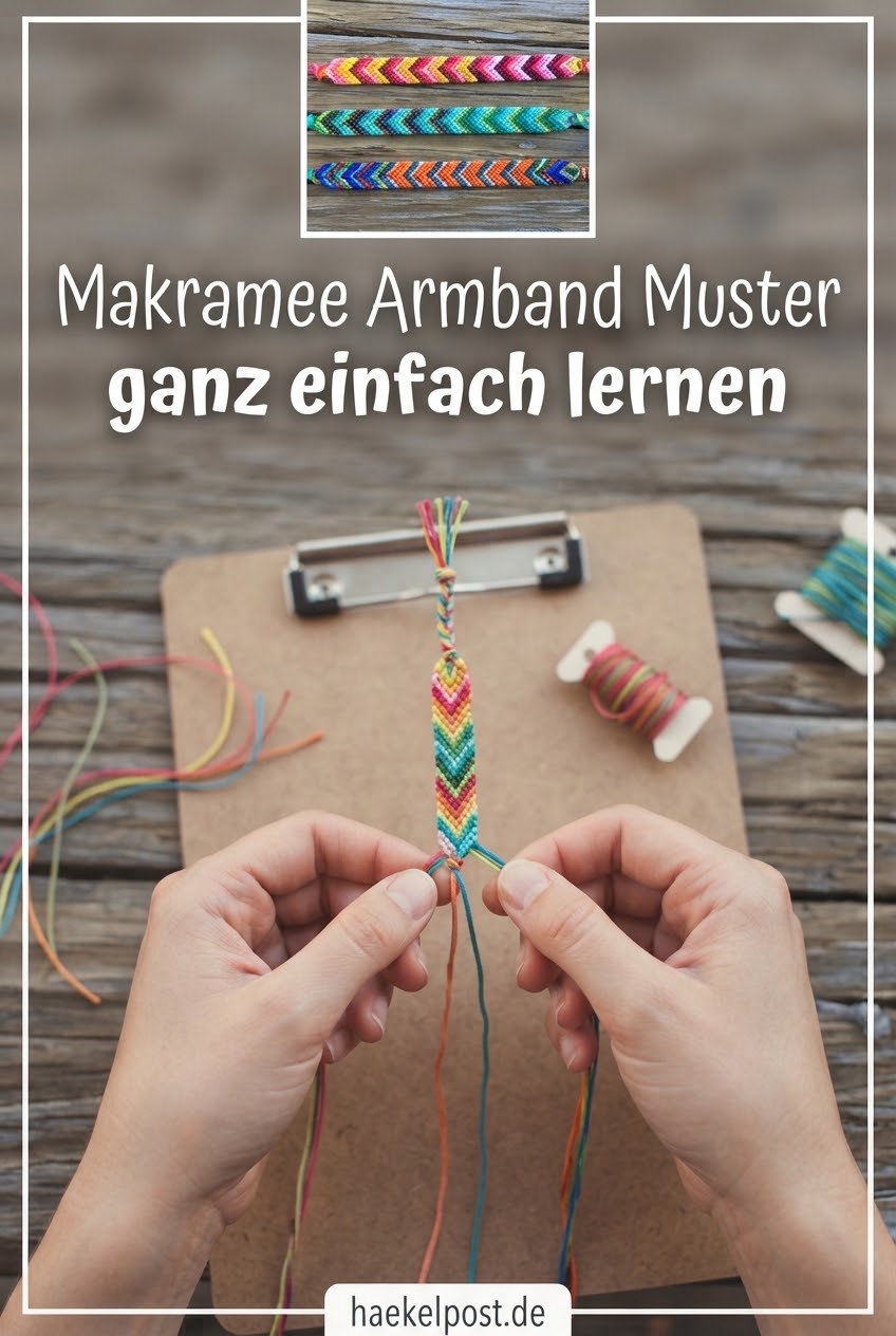 Makramee Armband Muster ganz einfach lernen
