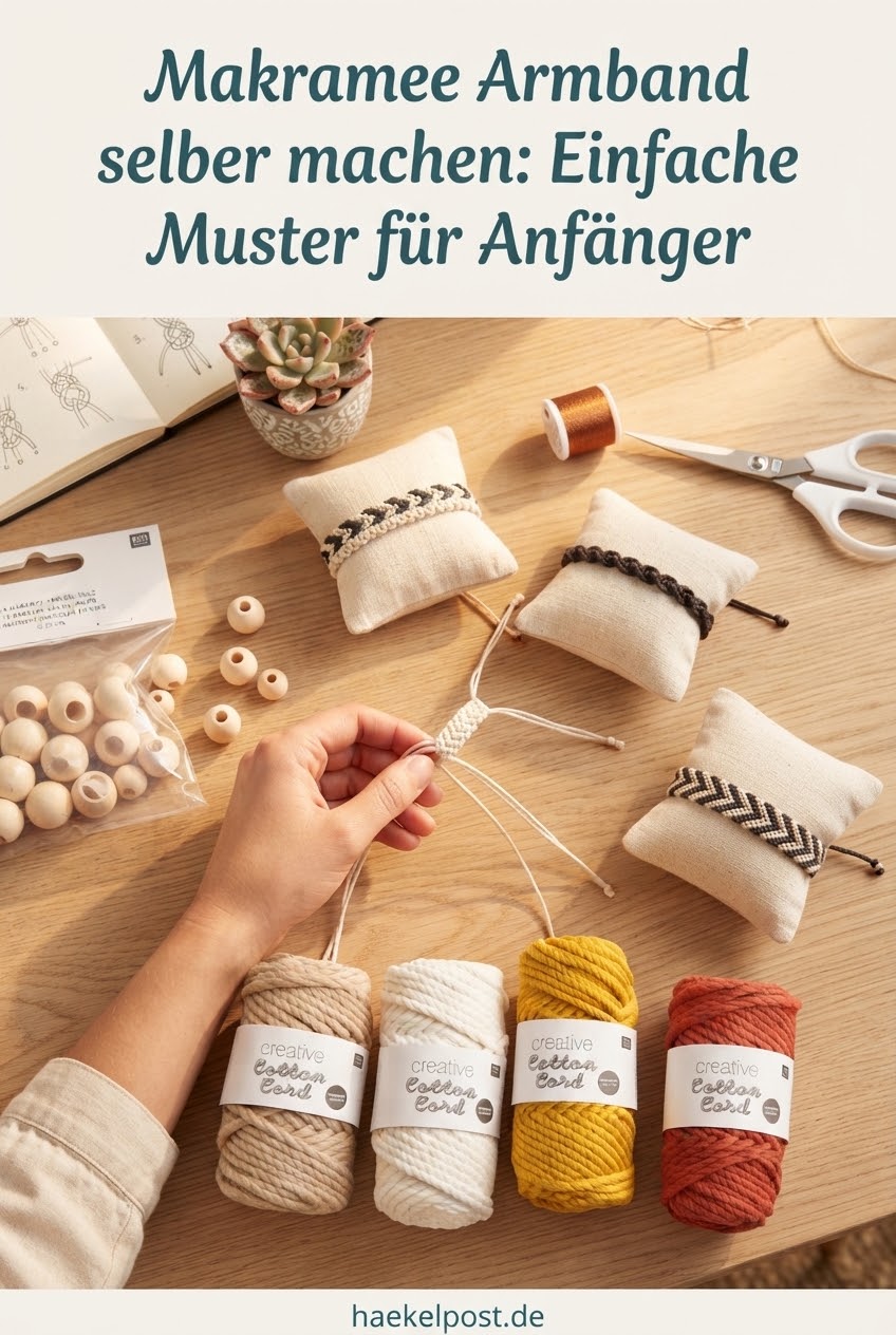 Makramee Armband selber machen: Einfache Muster für Anfänger
