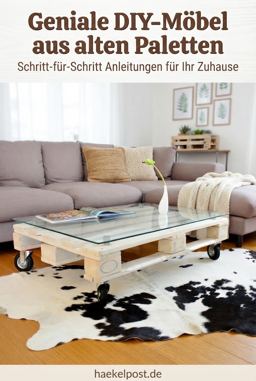 Geniale DIY-Möbel aus alten Paletten