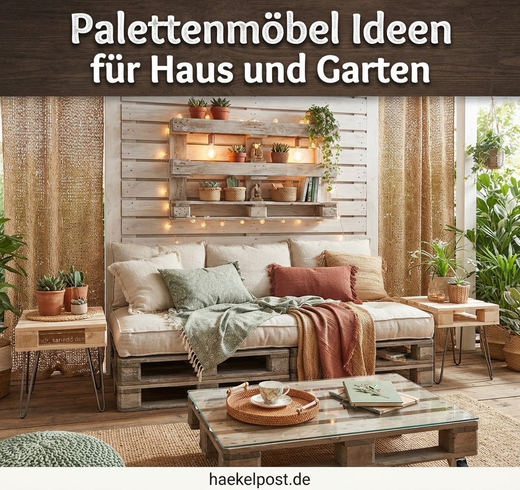 Palettenmöbel Ideen für Haus und Garten