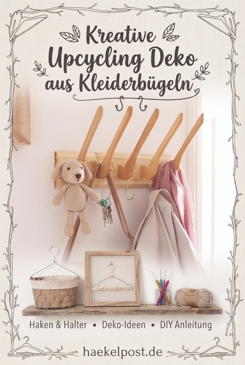 Kreative Upcycling Deko aus Kleiderbügeln