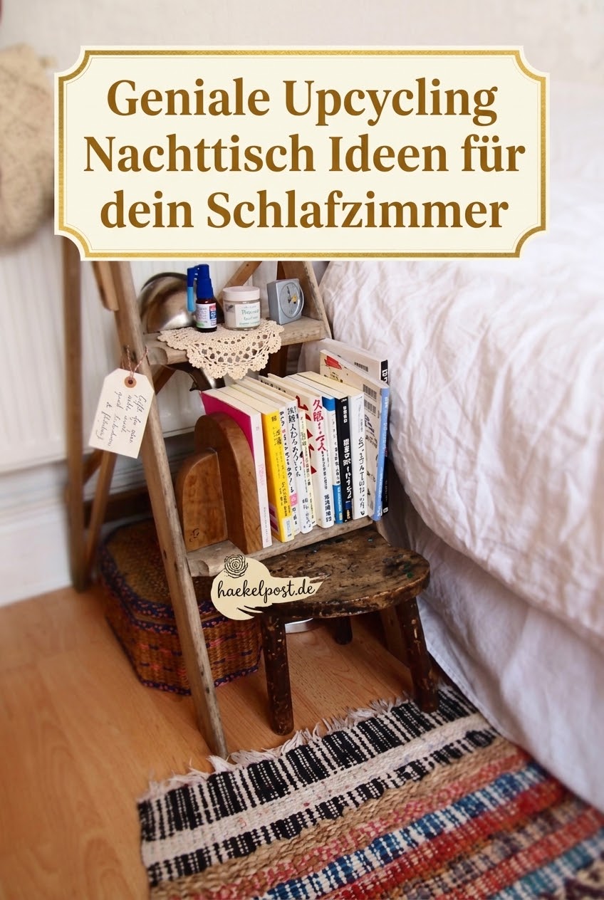 Geniale Upcycling Nachttisch Ideen für dein Schlafzimmer