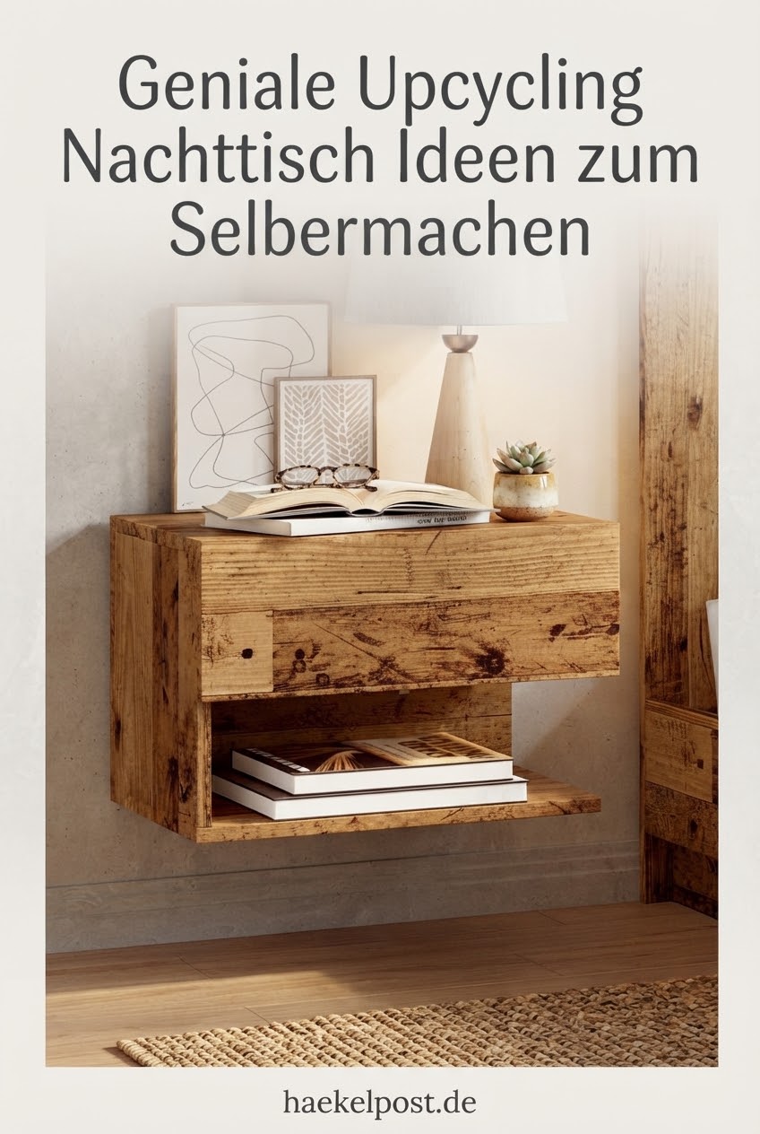 Geniale Upcycling Nachttisch Ideen zum Selbermachen