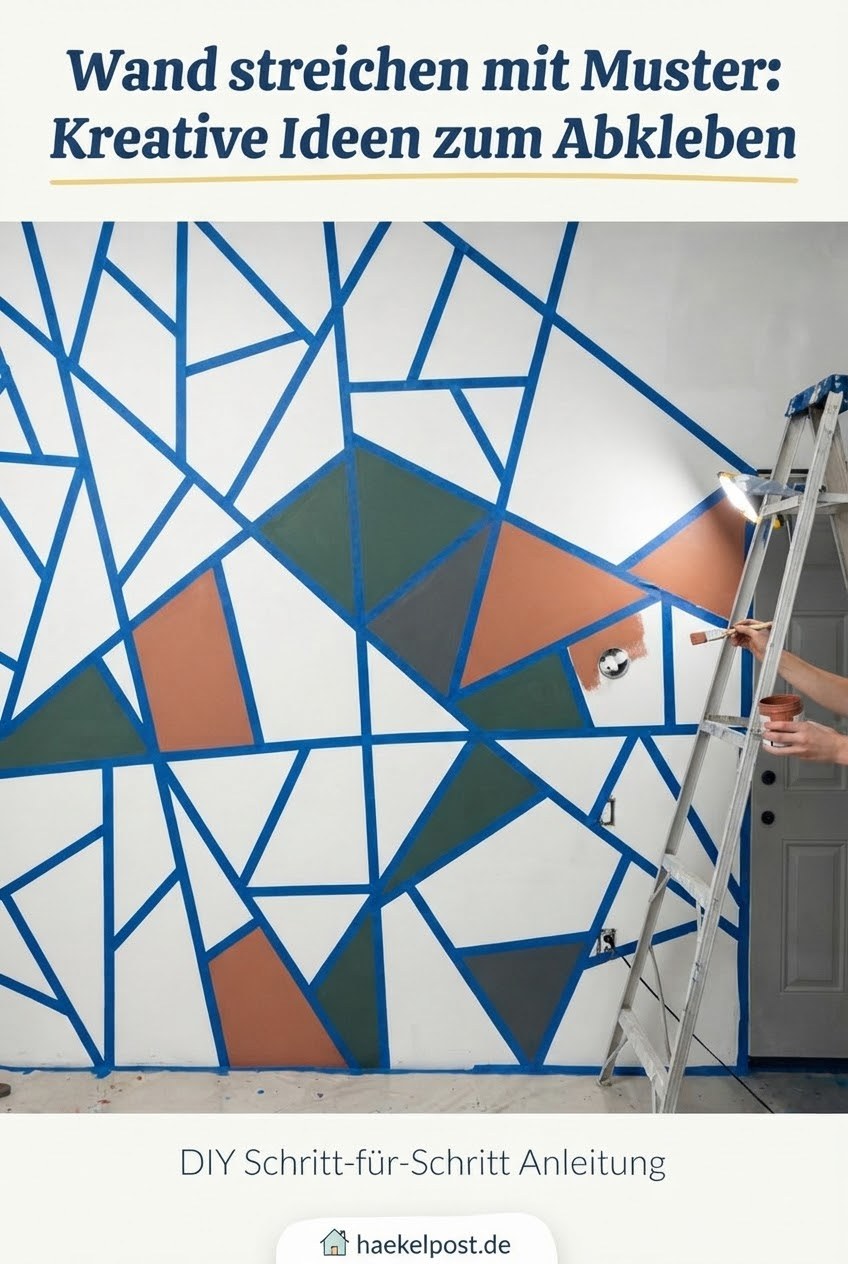 Wand streichen mit Muster: Kreative Ideen zum Abkleben