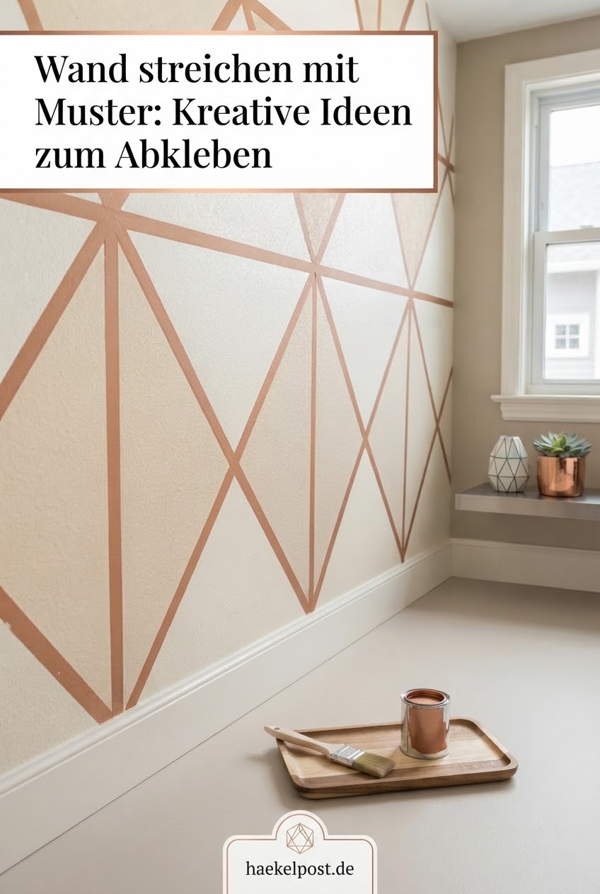 Wand streichen mit Muster: Kreative Ideen zum Abkleben