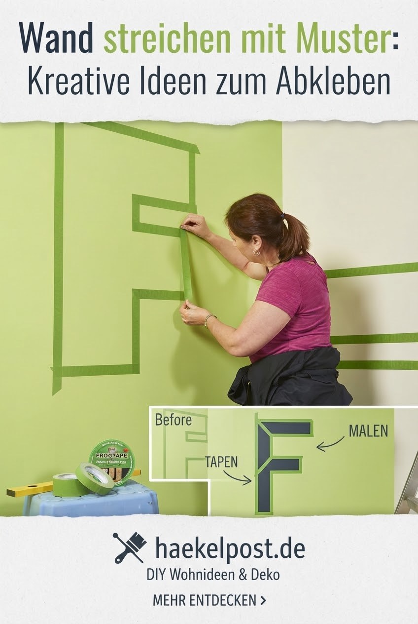 Wand streichen mit Muster: Kreative Ideen zum Abkleben