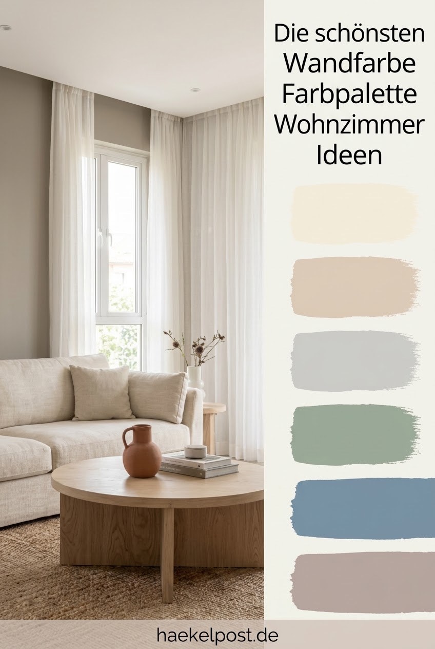 Die schönsten Wandfarbe Farbpalette Wohnzimmer Ideen