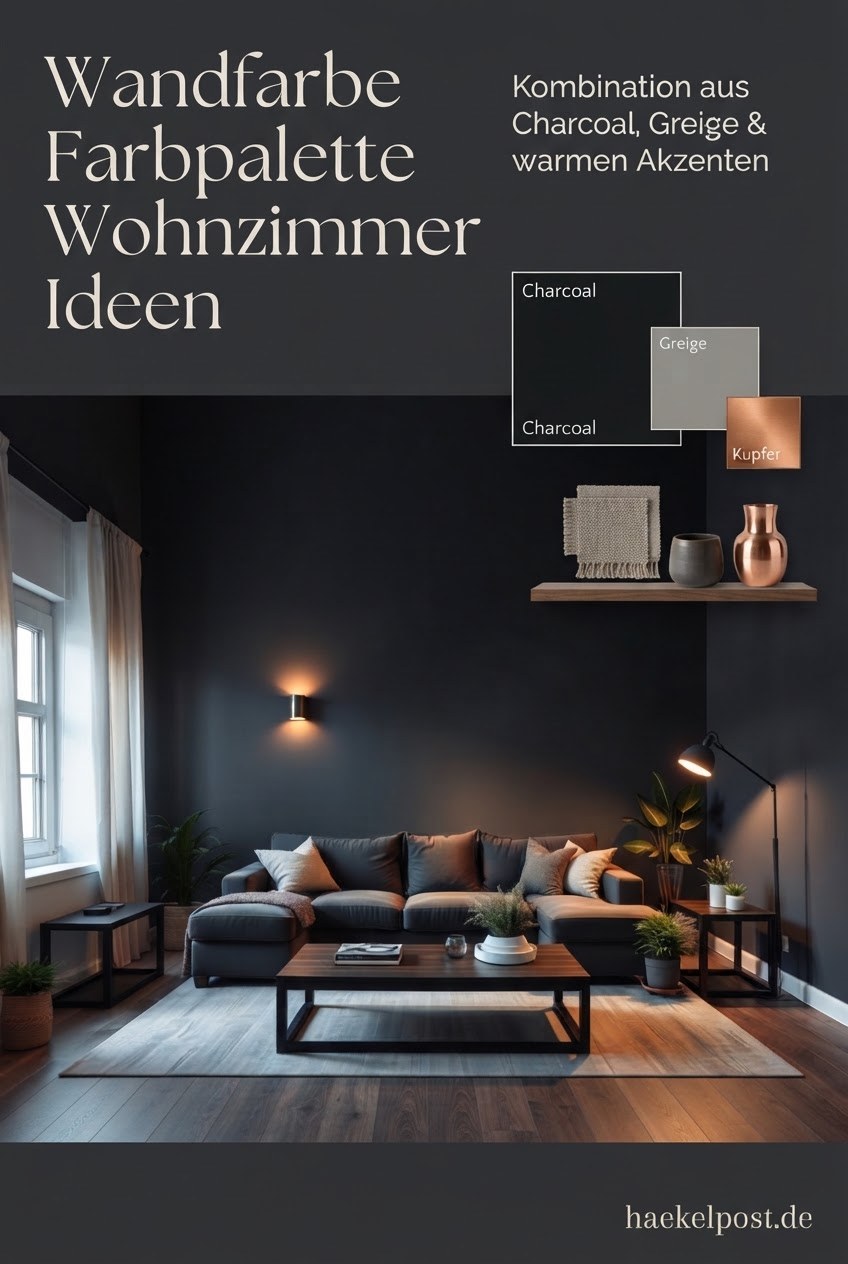 Wandfarbe Farbpalette Wohnzimmer Ideen