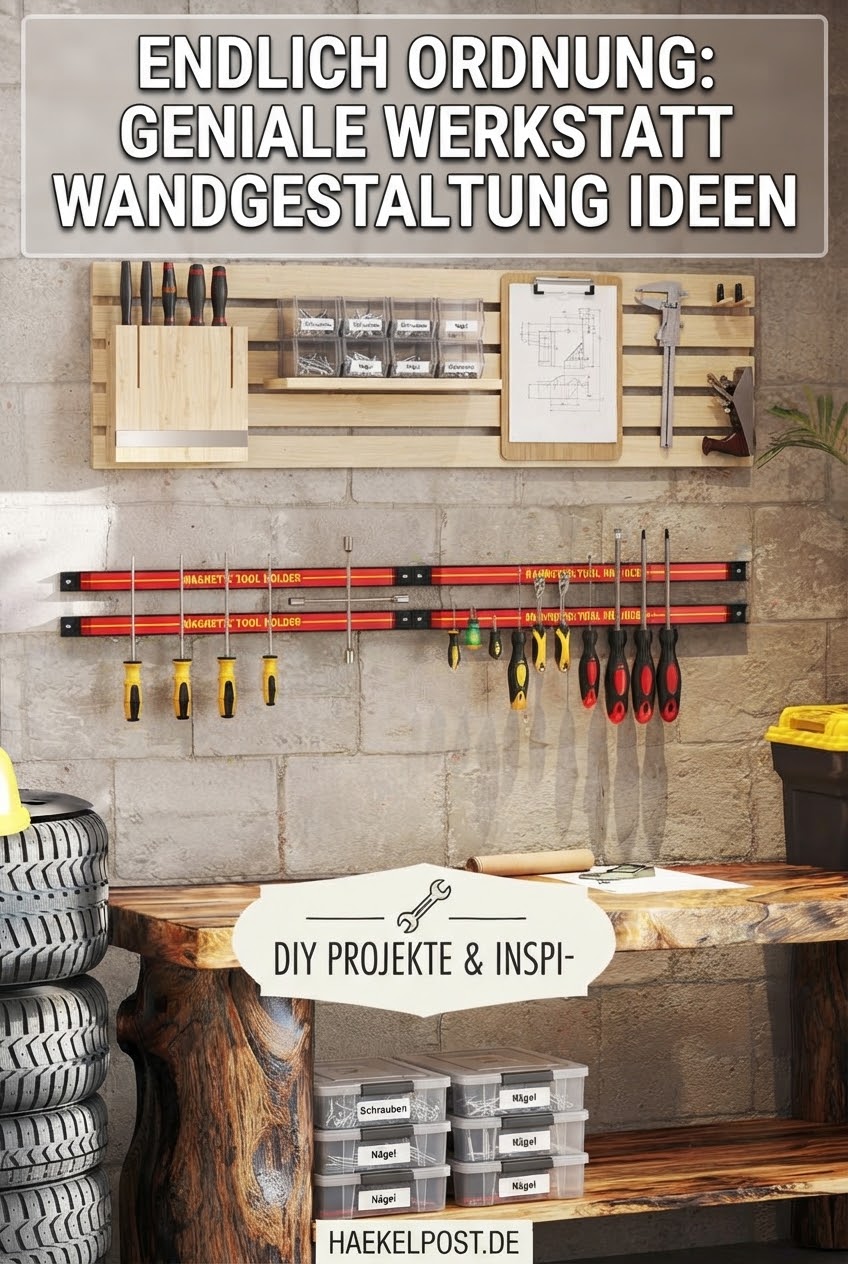 Endlich Ordnung: Geniale Werkstatt Wandgestaltung Ideen