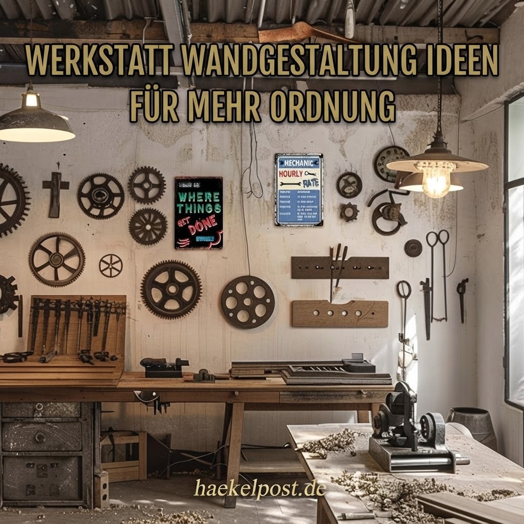 Werkstatt Wandgestaltung Ideen für mehr Ordnung