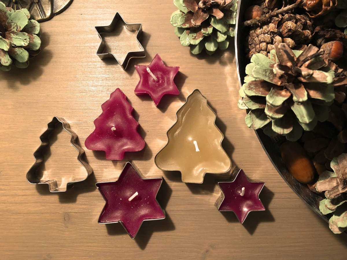Weihnachtliche Kerzenformen