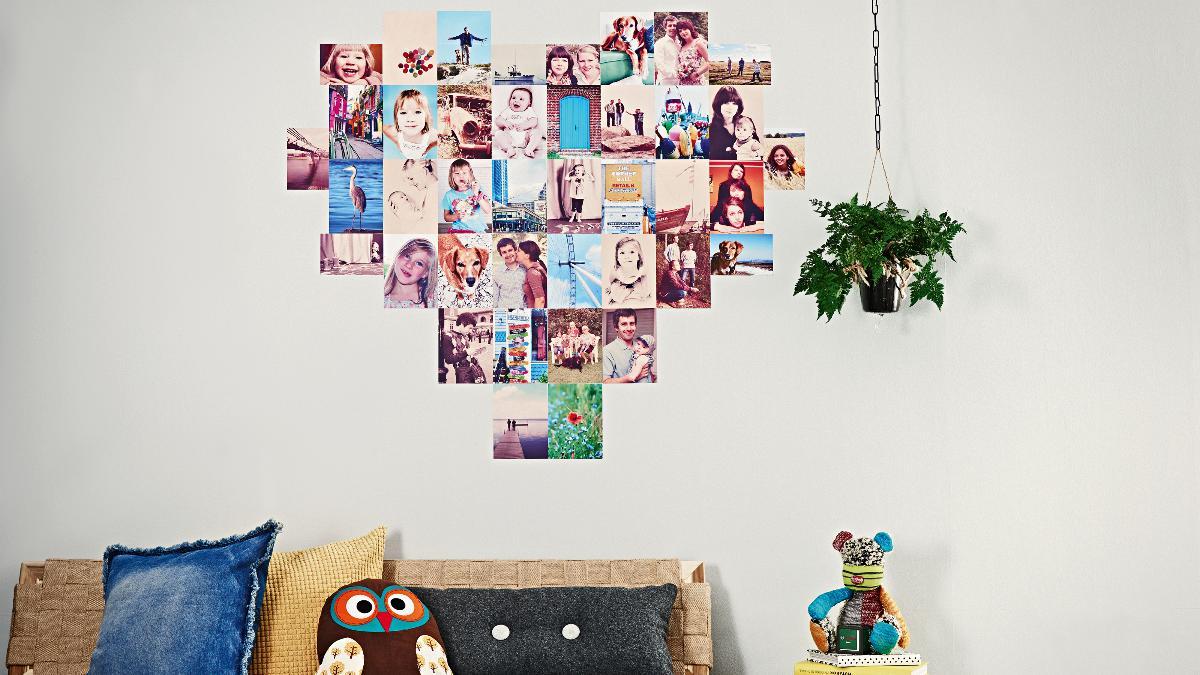Fotocollage als persönliche Wanddeko