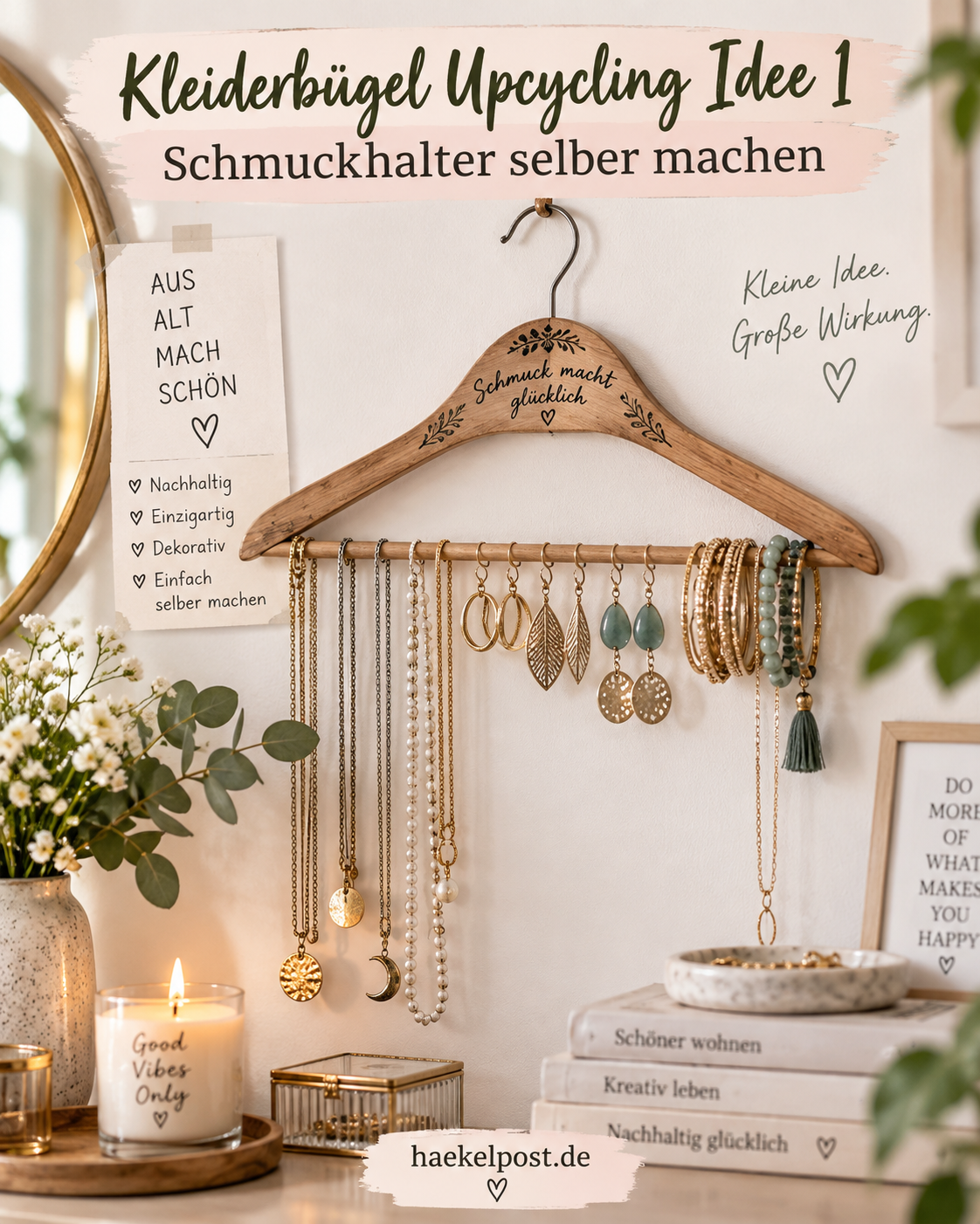 15 Kleiderbügel Upcycling Ideen für dein Zuhause